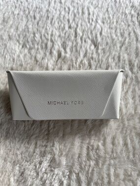 Michael Kors Ivory Glasses Case